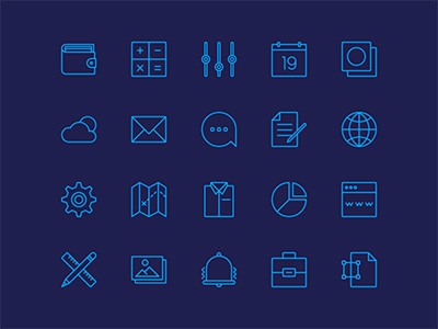 20-simple-line-icons-psd