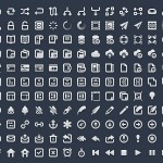 300 векторных иконок для веб дизайна