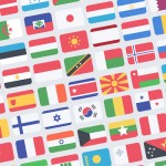 Флаги стран в psd