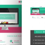 Flat макет бизнес сайта