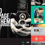 Landing page макет для портфолио фотографа