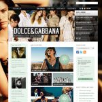 Легкий макет для сайта на тему моды