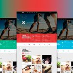 Макет для личного сайта портфолио