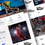 Макет для сайта современного спортивного магазина