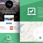 Макет фирменного Flat шаблона