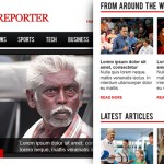 Макет портала новостей