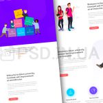 Макет сайта для образовательного учреждения