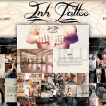 Макет сайта студии тату