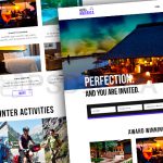 Макет сайта бронирования отелей