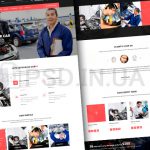 Макет сайта для автомастерской