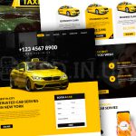 Макет сайта службы такси