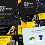 Макет спортивного сайта