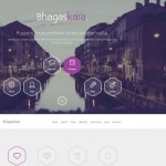 Макет psd для сайта ресторана Профессиональный одностраничный макет