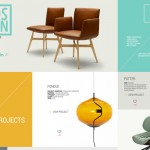 Современный макет сайта для дизайнера