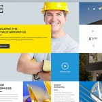 Современный макет сайта строительной тематики